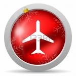 Imagine atasata: 16580486-airplane-red-glossy-christmas-icon-on-white-background.jpg